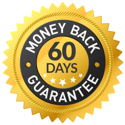 60-day satisfaction guarantee badge